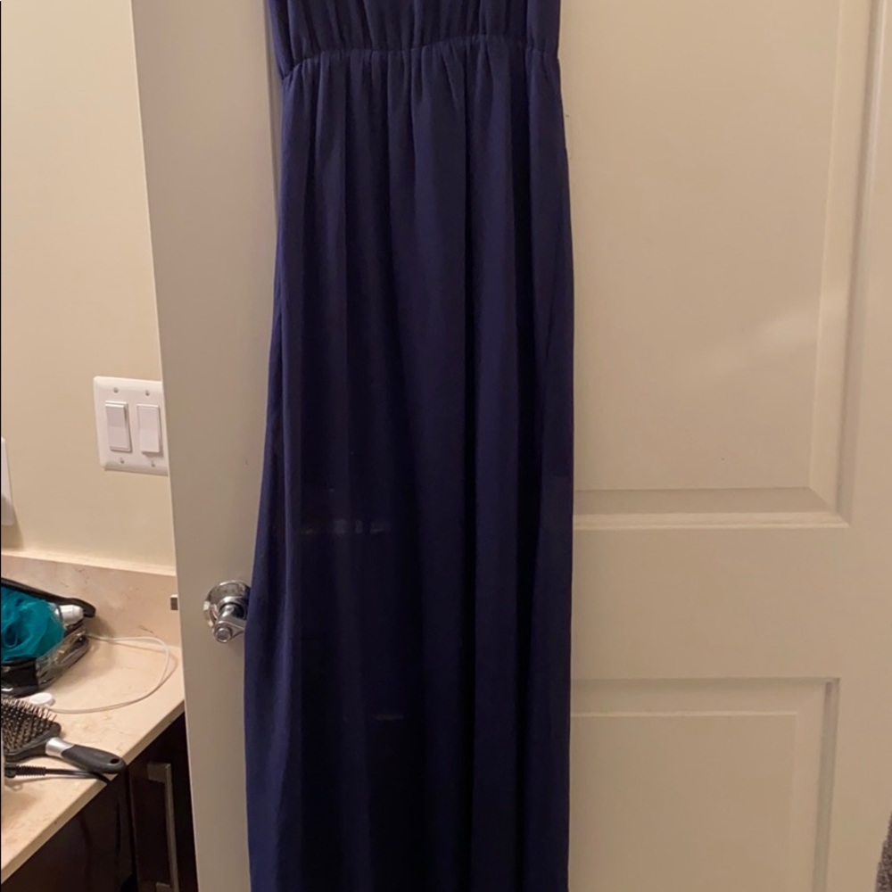 Navy maxi dress - Picture 2 of 3